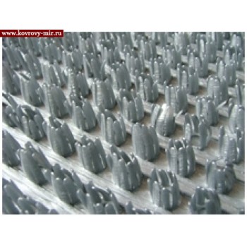 Грязезащитные покрытия серый металлик 75-128